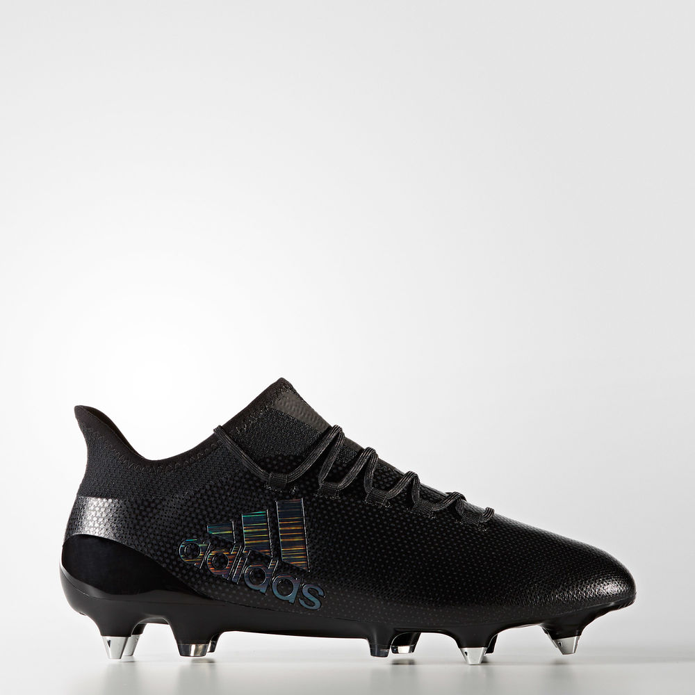 Adidas X 17.1 Soft Ground - ποδοσφαιρικα παπουτσια ανδρικα - Μαυρα/Μαυρα,Μέγεθος: EU 36 – 54 2/3 (75